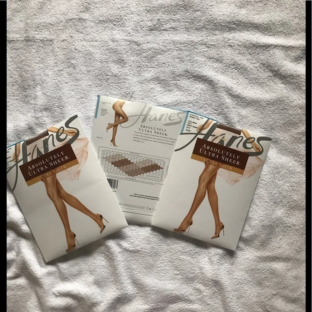 NWT- Control Top Sheer Toe/Panty (bundle of 3)